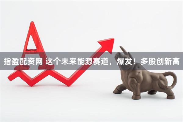 指盈配资网 这个未来能源赛道，爆发！多股创新高