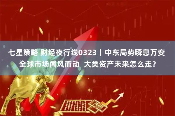 七星策略 财经夜行线0323丨中东局势瞬息万变 全球市场闻风而动  大类资产未来怎么走？
