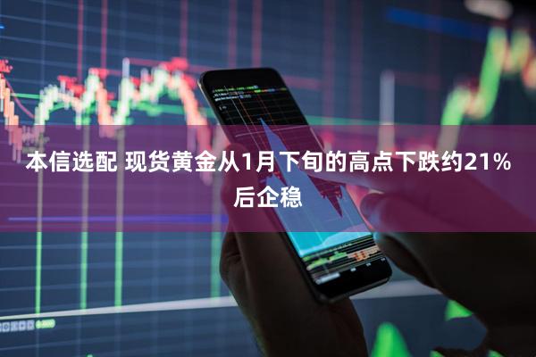 本信选配 现货黄金从1月下旬的高点下跌约21%后企稳