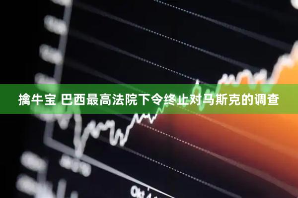 擒牛宝 巴西最高法院下令终止对马斯克的调查