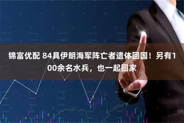 锦富优配 84具伊朗海军阵亡者遗体回国！另有100余名水兵，也一起回家