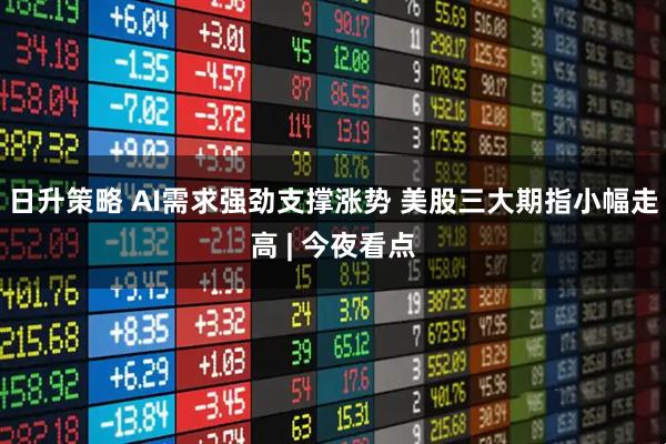 日升策略 AI需求强劲支撑涨势 美股三大期指小幅走高 | 今夜看点