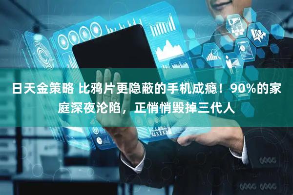 日天金策略 比鸦片更隐蔽的手机成瘾！90%的家庭深夜沦陷，正悄悄毁掉三代人