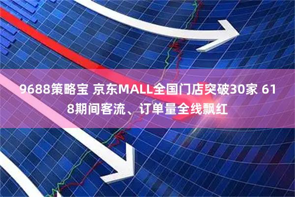 9688策略宝 京东MALL全国门店突破30家 618期间客流、订单量全线飘红