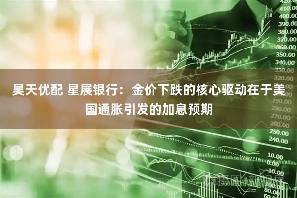 昊天优配 星展银行：金价下跌的核心驱动在于美国通胀引发的加息预期